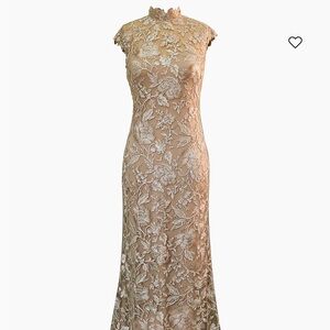 Tadashi Shoji Gown.  Size 10. Taupe or Pumice.